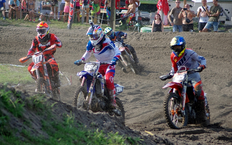 Fehér Géza és a lacházi motocross csapatverseny